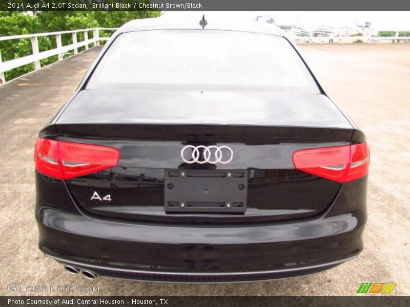 Brilliant Black / Chestnut Brown/Black 2014 Audi A4 2.0T Sedan
