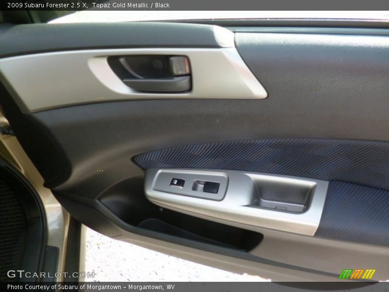 Topaz Gold Metallic / Black 2009 Subaru Forester 2.5 X