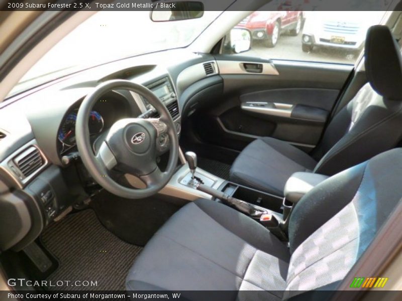 Topaz Gold Metallic / Black 2009 Subaru Forester 2.5 X