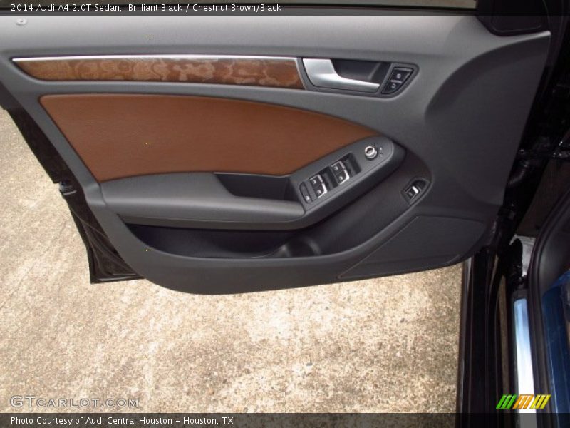 Brilliant Black / Chestnut Brown/Black 2014 Audi A4 2.0T Sedan