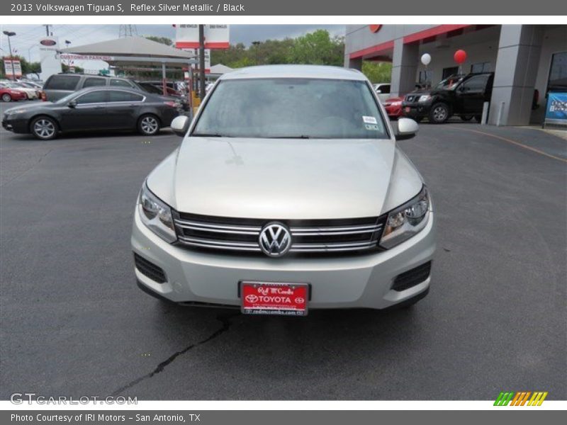 Reflex Silver Metallic / Black 2013 Volkswagen Tiguan S