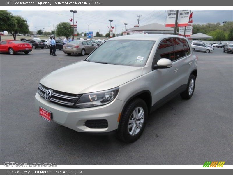 Reflex Silver Metallic / Black 2013 Volkswagen Tiguan S