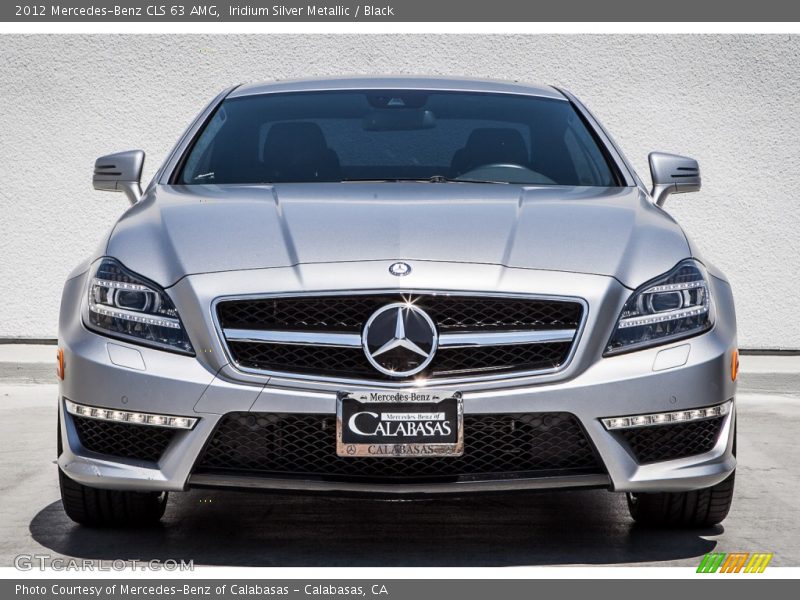 Iridium Silver Metallic / Black 2012 Mercedes-Benz CLS 63 AMG
