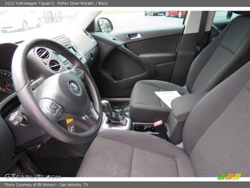 Reflex Silver Metallic / Black 2013 Volkswagen Tiguan S