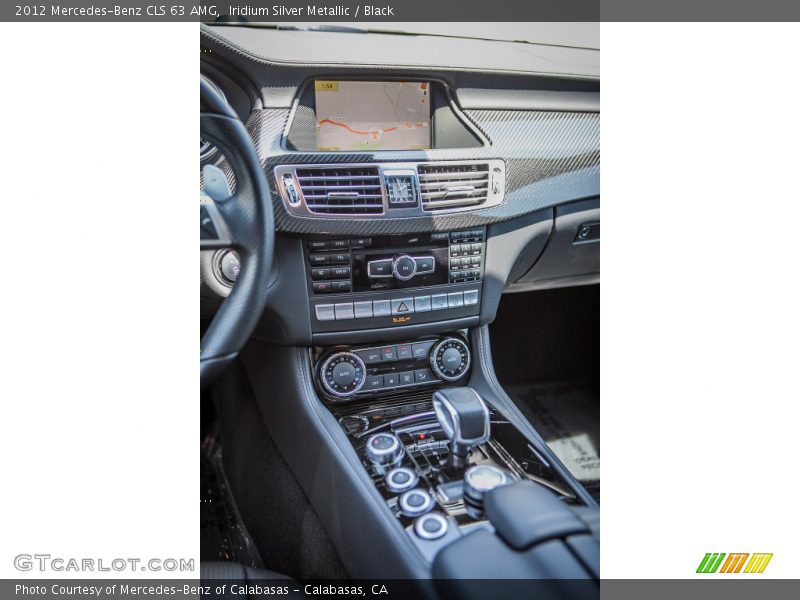 Iridium Silver Metallic / Black 2012 Mercedes-Benz CLS 63 AMG