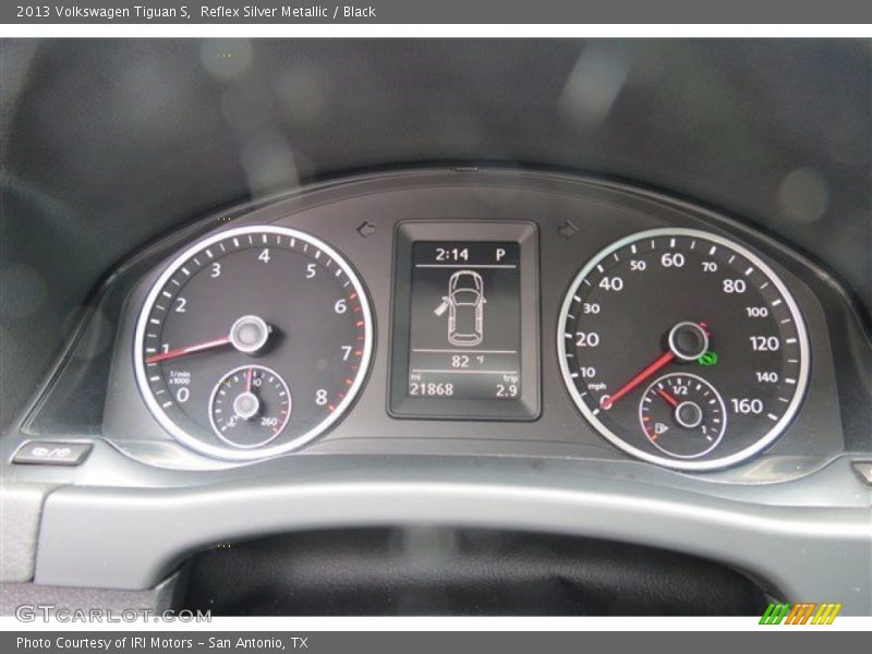 Reflex Silver Metallic / Black 2013 Volkswagen Tiguan S