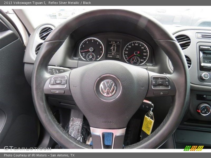 Reflex Silver Metallic / Black 2013 Volkswagen Tiguan S