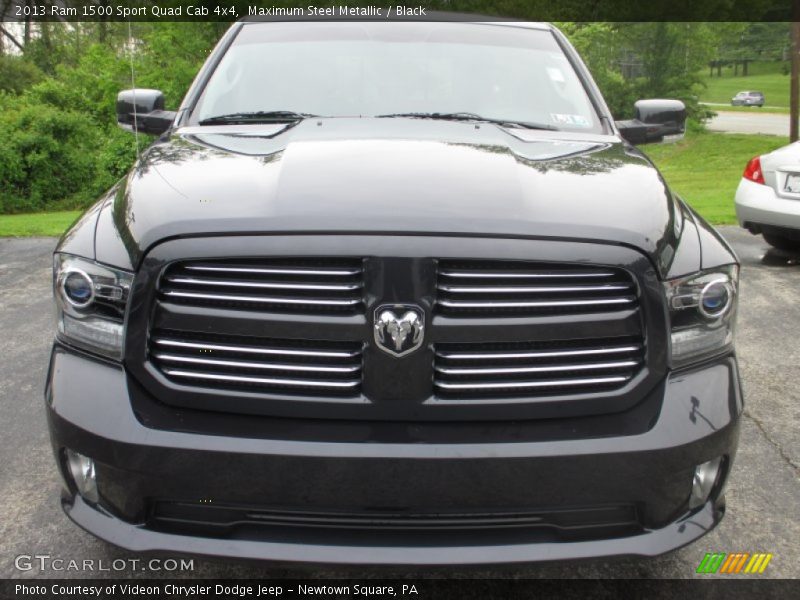 Maximum Steel Metallic / Black 2013 Ram 1500 Sport Quad Cab 4x4