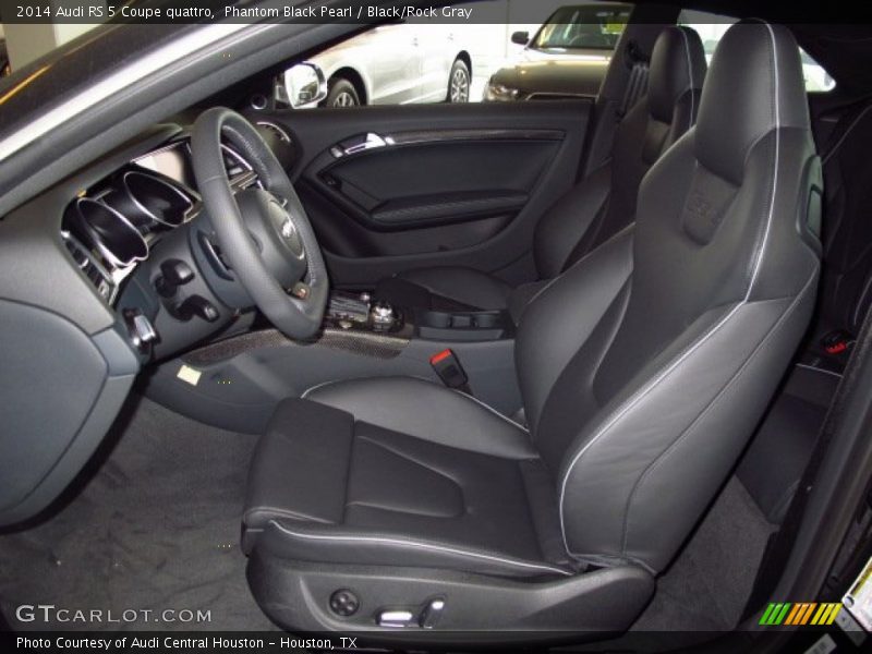 Phantom Black Pearl / Black/Rock Gray 2014 Audi RS 5 Coupe quattro