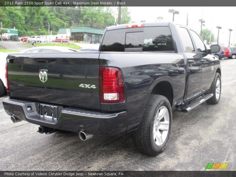 Maximum Steel Metallic / Black 2013 Ram 1500 Sport Quad Cab 4x4
