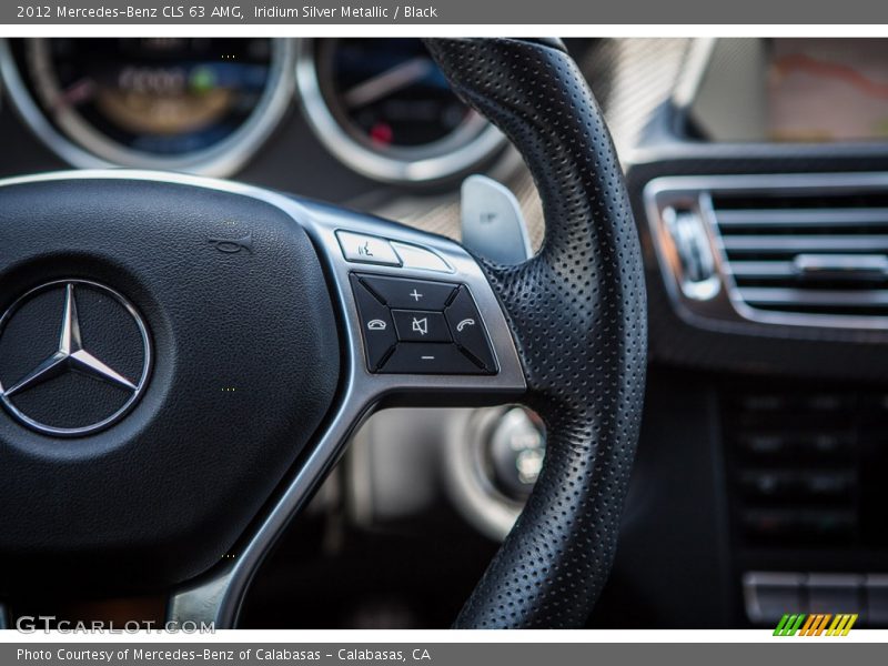 Iridium Silver Metallic / Black 2012 Mercedes-Benz CLS 63 AMG