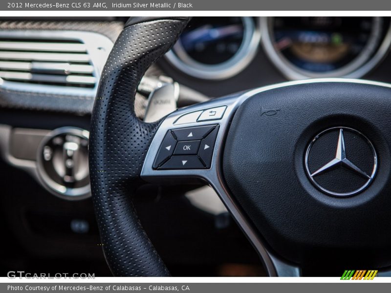 Iridium Silver Metallic / Black 2012 Mercedes-Benz CLS 63 AMG