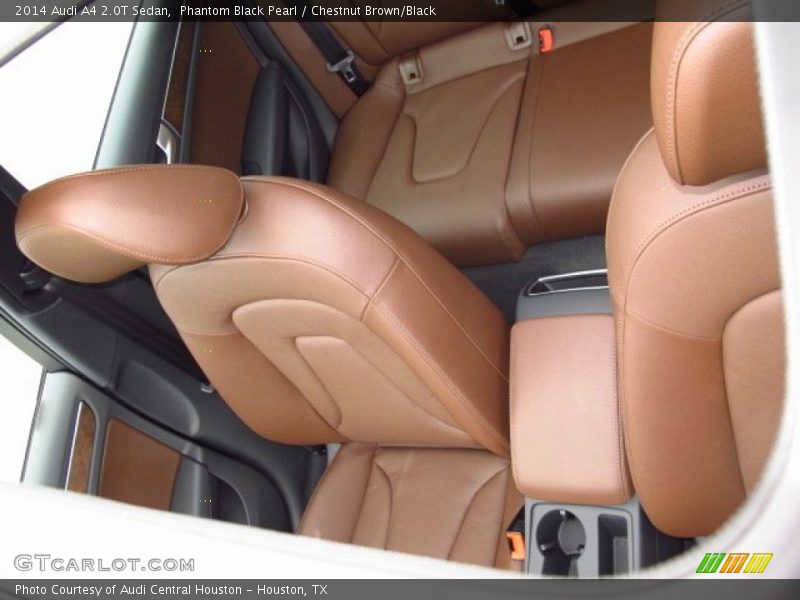 Phantom Black Pearl / Chestnut Brown/Black 2014 Audi A4 2.0T Sedan