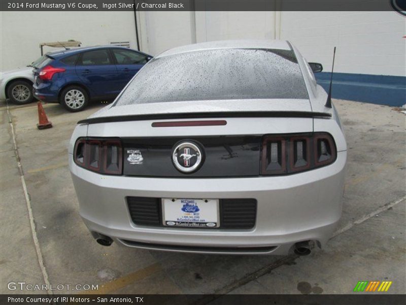 Ingot Silver / Charcoal Black 2014 Ford Mustang V6 Coupe