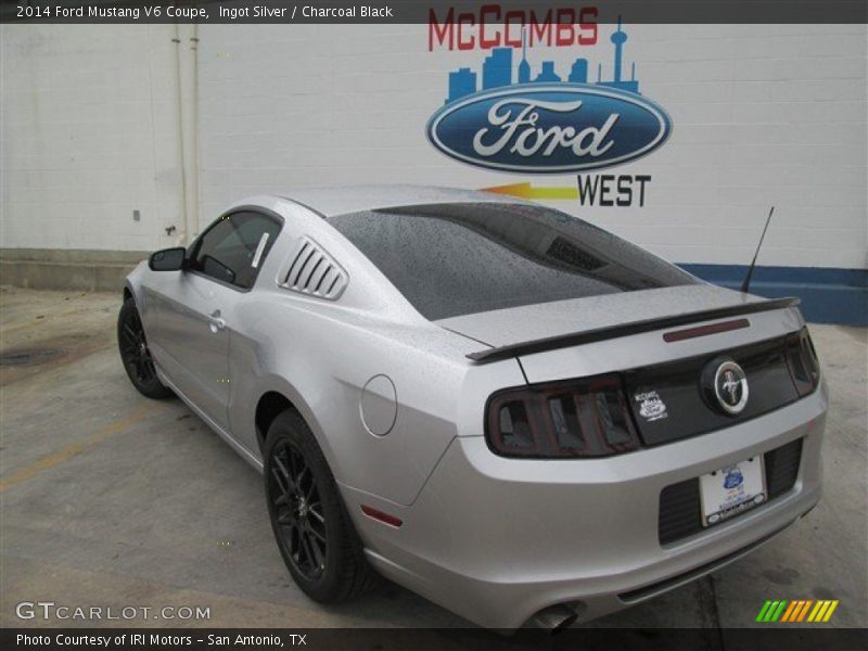 Ingot Silver / Charcoal Black 2014 Ford Mustang V6 Coupe
