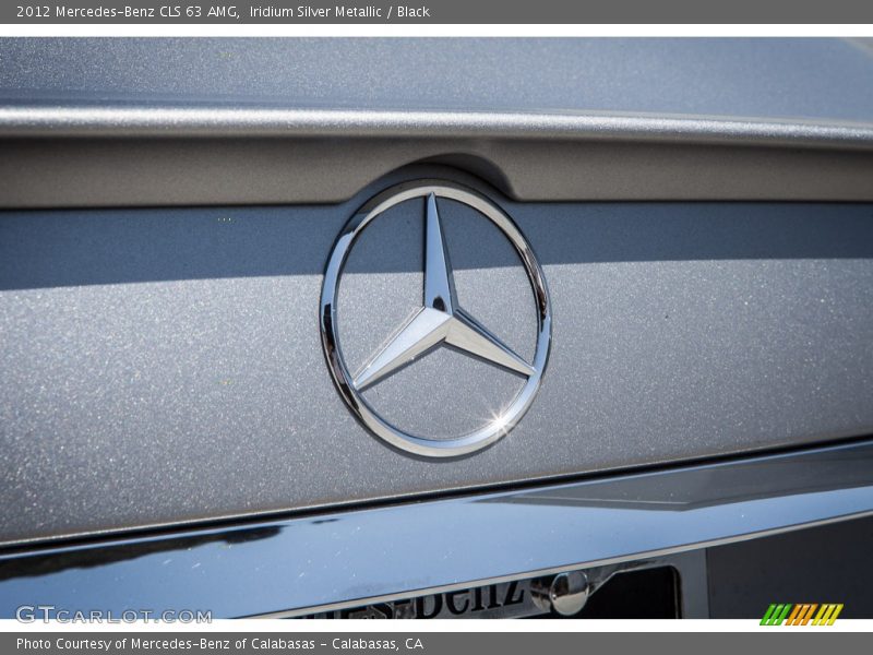 Iridium Silver Metallic / Black 2012 Mercedes-Benz CLS 63 AMG