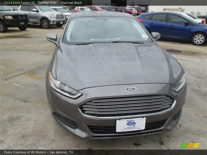 Sterling Gray / Charcoal Black 2014 Ford Fusion SE