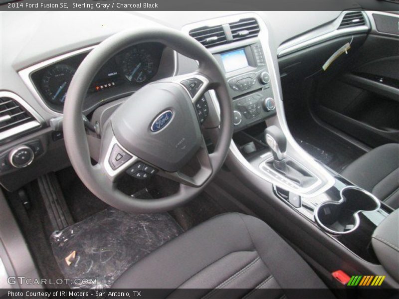 Sterling Gray / Charcoal Black 2014 Ford Fusion SE