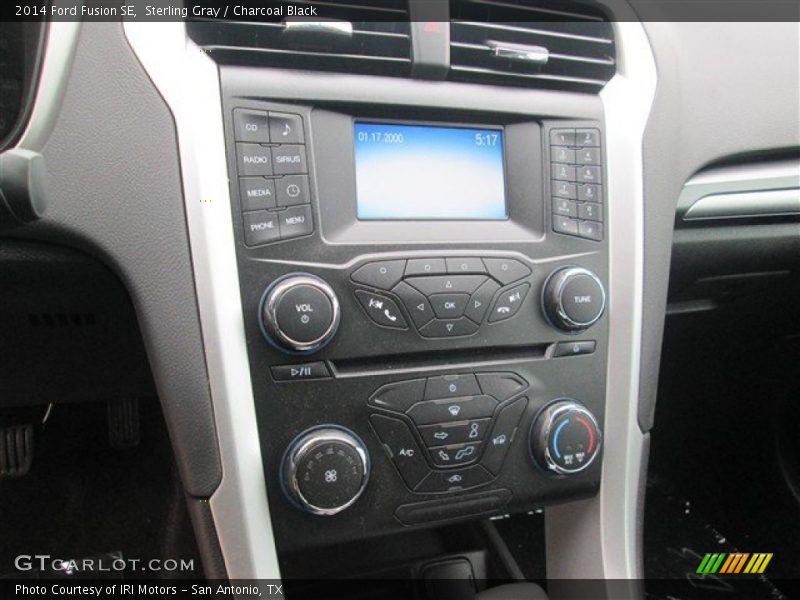 Sterling Gray / Charcoal Black 2014 Ford Fusion SE