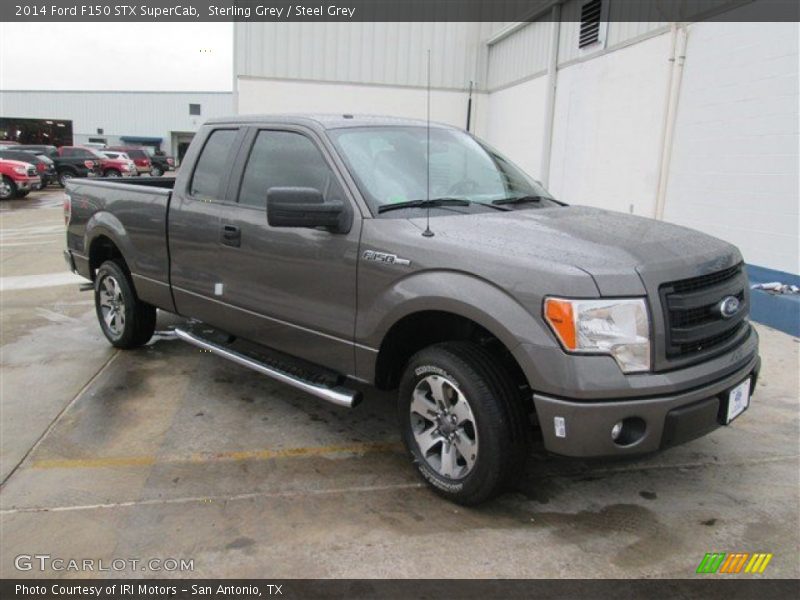 Sterling Grey / Steel Grey 2014 Ford F150 STX SuperCab