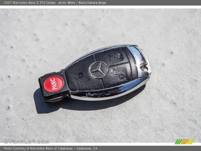 Keys of 2007 E 350 Sedan