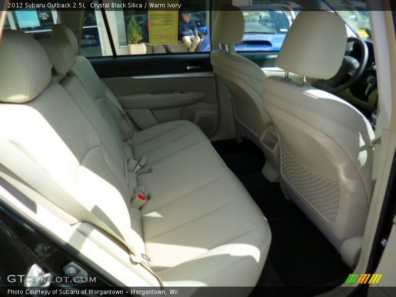 Crystal Black Silica / Warm Ivory 2012 Subaru Outback 2.5i
