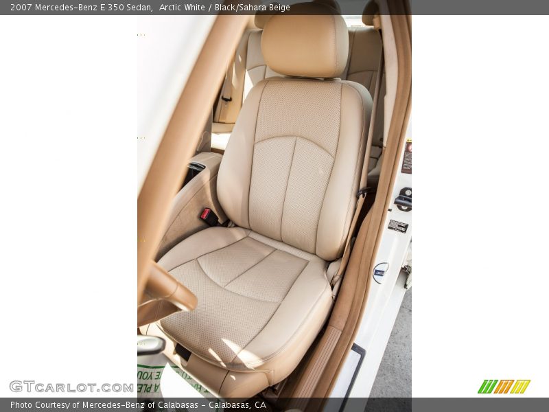 Front Seat of 2007 E 350 Sedan
