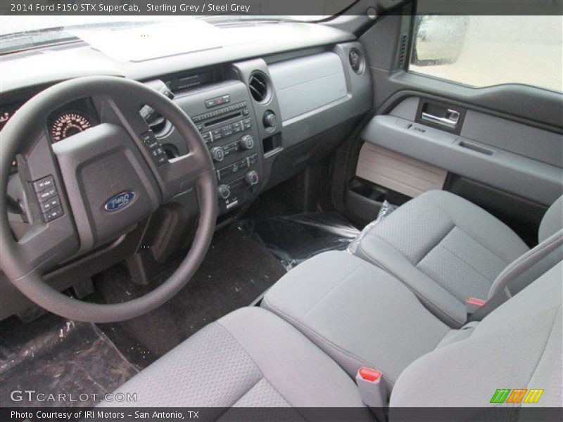 Sterling Grey / Steel Grey 2014 Ford F150 STX SuperCab