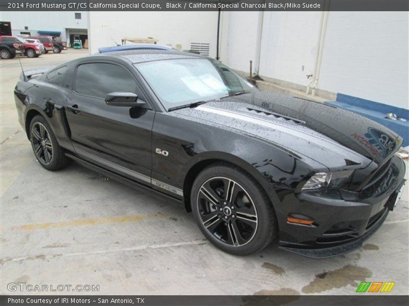 Black / California Special Charcoal Black/Miko Suede 2014 Ford Mustang GT/CS California Special Coupe