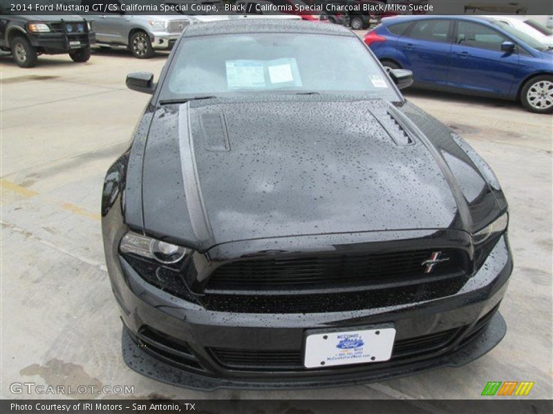 Black / California Special Charcoal Black/Miko Suede 2014 Ford Mustang GT/CS California Special Coupe