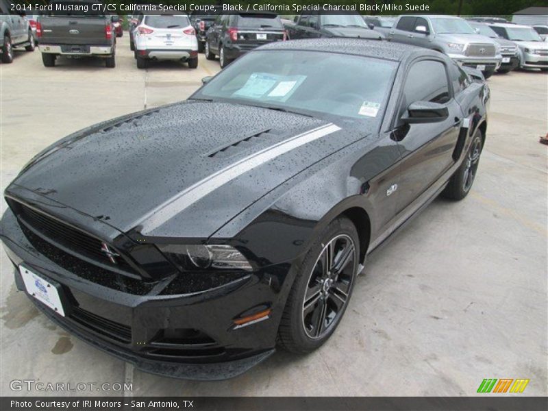 Black / California Special Charcoal Black/Miko Suede 2014 Ford Mustang GT/CS California Special Coupe