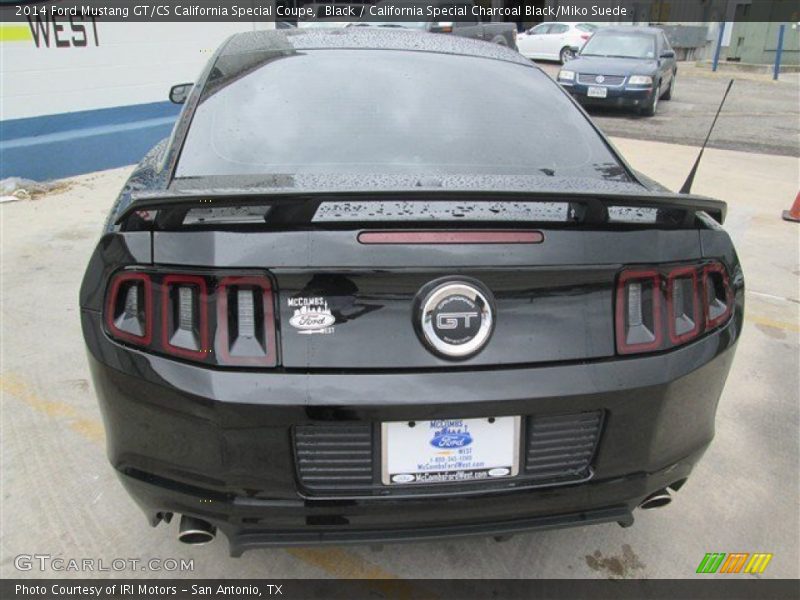 Black / California Special Charcoal Black/Miko Suede 2014 Ford Mustang GT/CS California Special Coupe