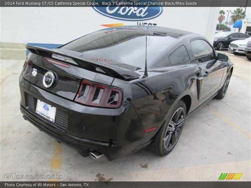 Black / California Special Charcoal Black/Miko Suede 2014 Ford Mustang GT/CS California Special Coupe