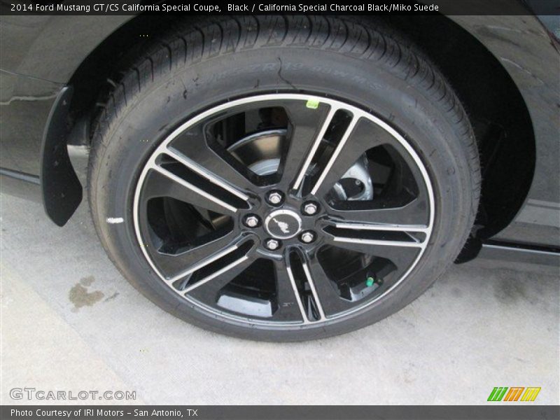 Black / California Special Charcoal Black/Miko Suede 2014 Ford Mustang GT/CS California Special Coupe