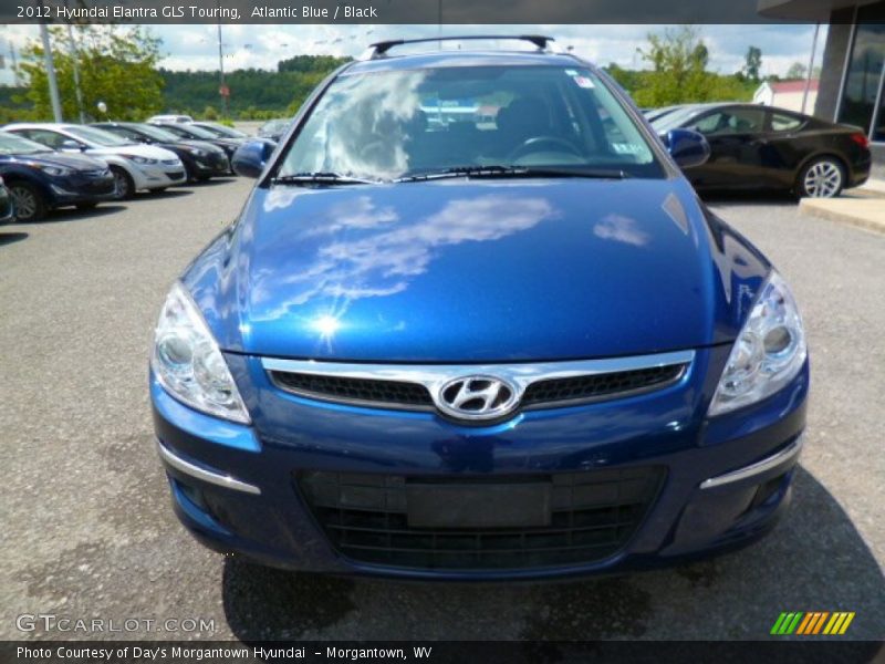 Atlantic Blue / Black 2012 Hyundai Elantra GLS Touring