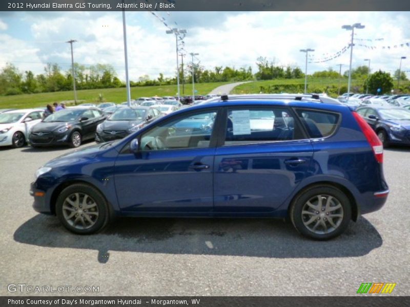 Atlantic Blue / Black 2012 Hyundai Elantra GLS Touring