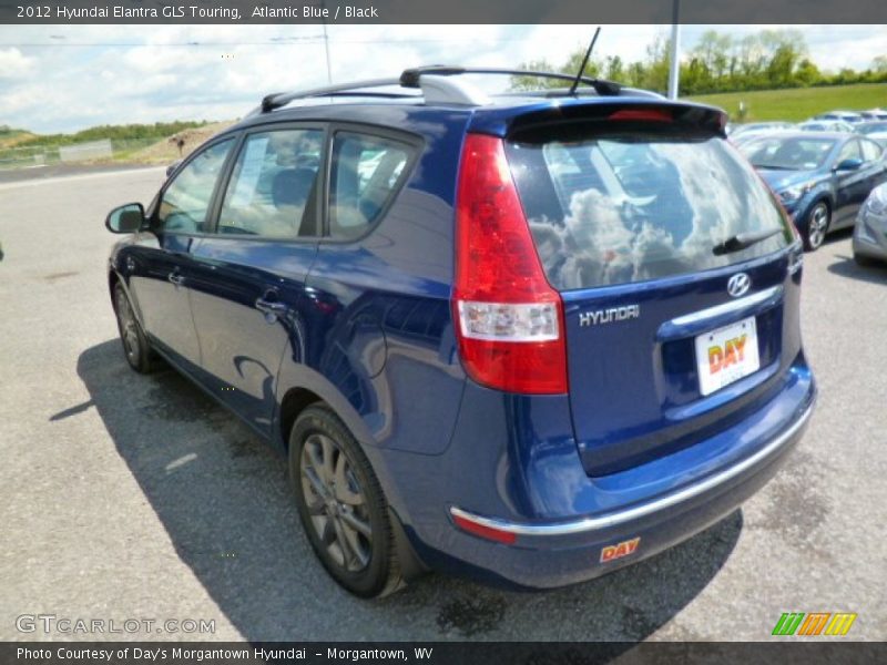 Atlantic Blue / Black 2012 Hyundai Elantra GLS Touring