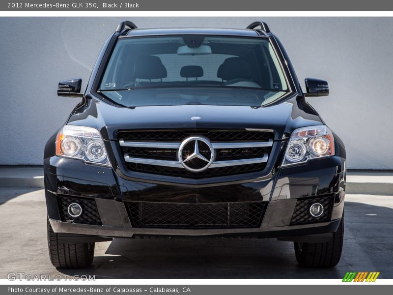 Black / Black 2012 Mercedes-Benz GLK 350