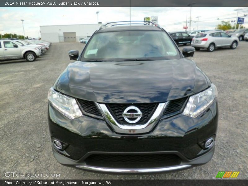Super Black / Charcoal 2014 Nissan Rogue SV AWD