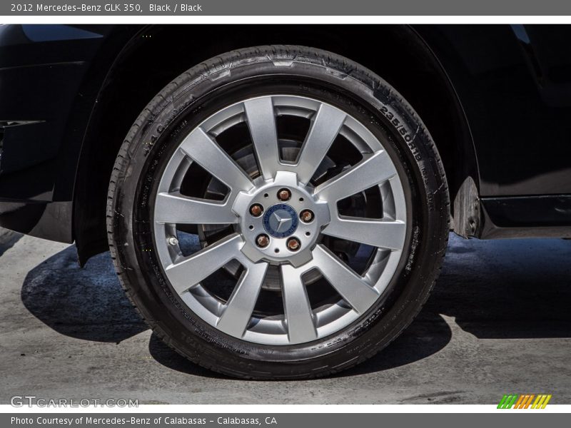 Black / Black 2012 Mercedes-Benz GLK 350