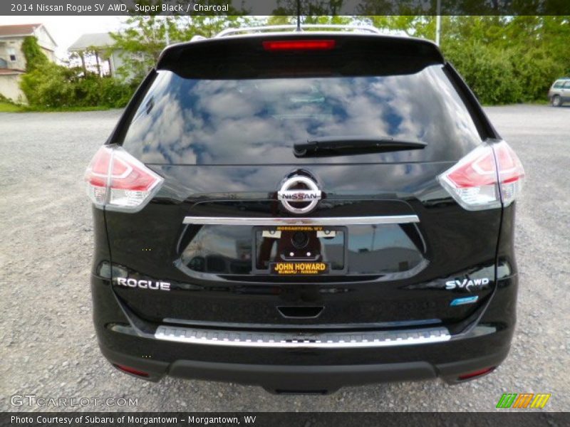 Super Black / Charcoal 2014 Nissan Rogue SV AWD