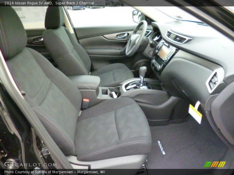 Super Black / Charcoal 2014 Nissan Rogue SV AWD