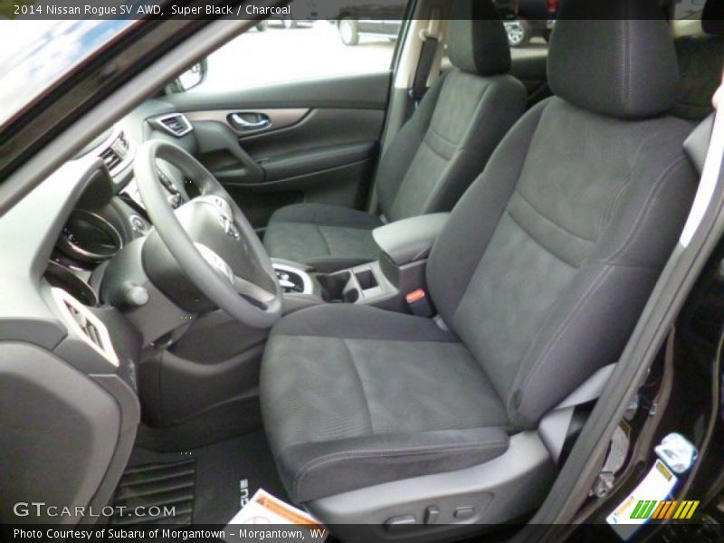 Super Black / Charcoal 2014 Nissan Rogue SV AWD