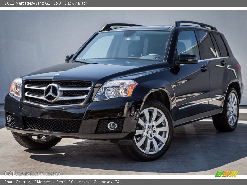 Black / Black 2012 Mercedes-Benz GLK 350