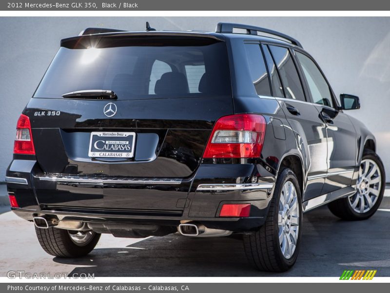 Black / Black 2012 Mercedes-Benz GLK 350