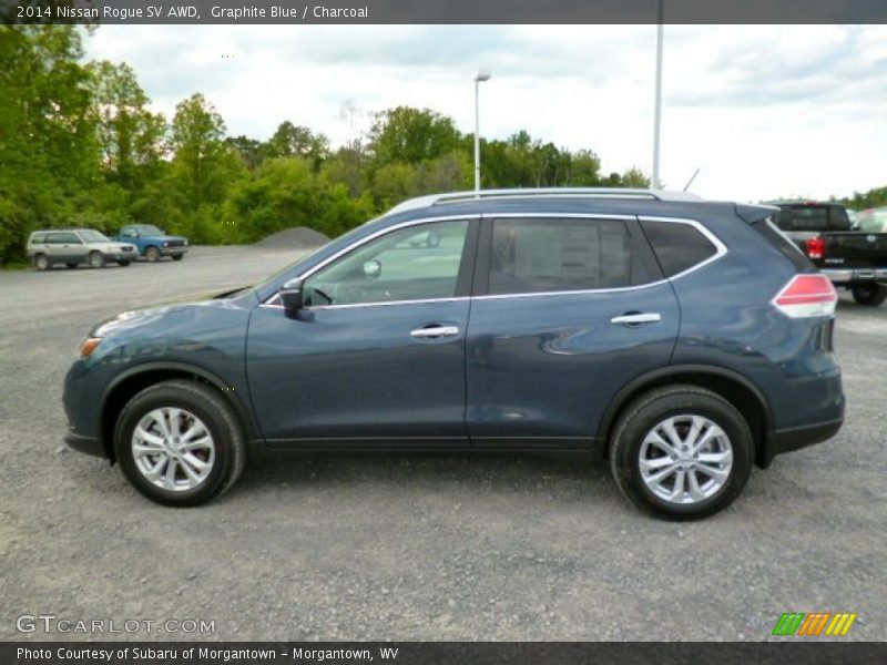  2014 Rogue SV AWD Graphite Blue