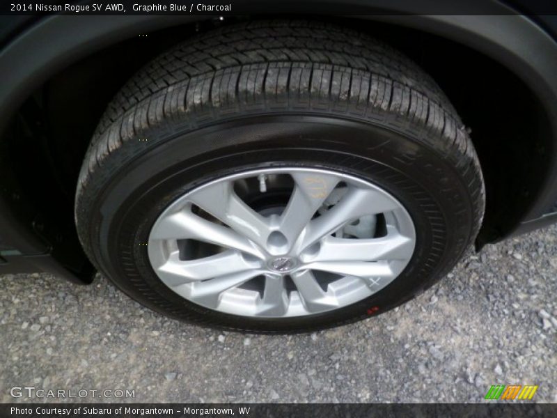 Graphite Blue / Charcoal 2014 Nissan Rogue SV AWD
