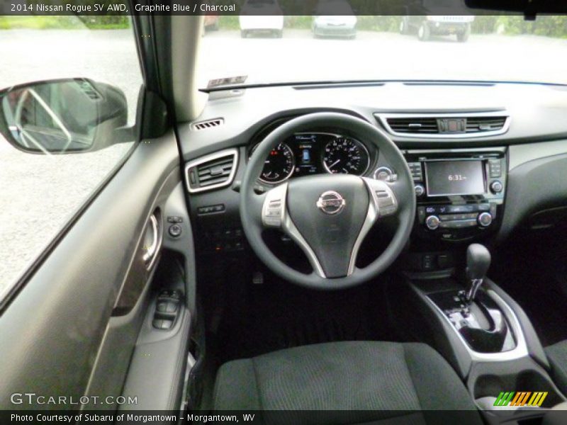 Graphite Blue / Charcoal 2014 Nissan Rogue SV AWD