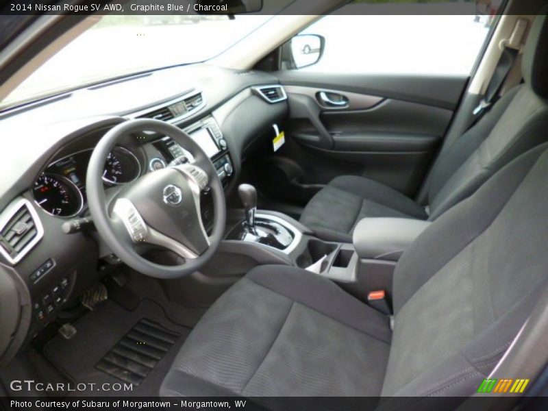 Graphite Blue / Charcoal 2014 Nissan Rogue SV AWD