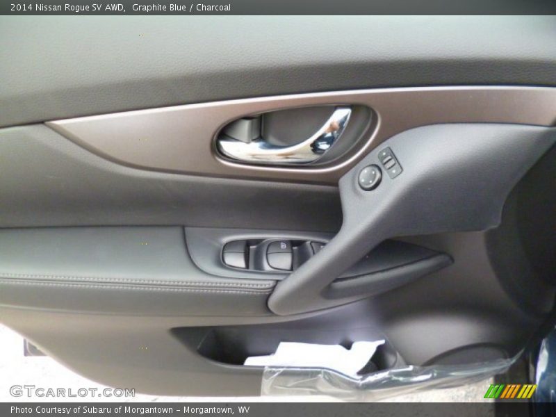 Graphite Blue / Charcoal 2014 Nissan Rogue SV AWD